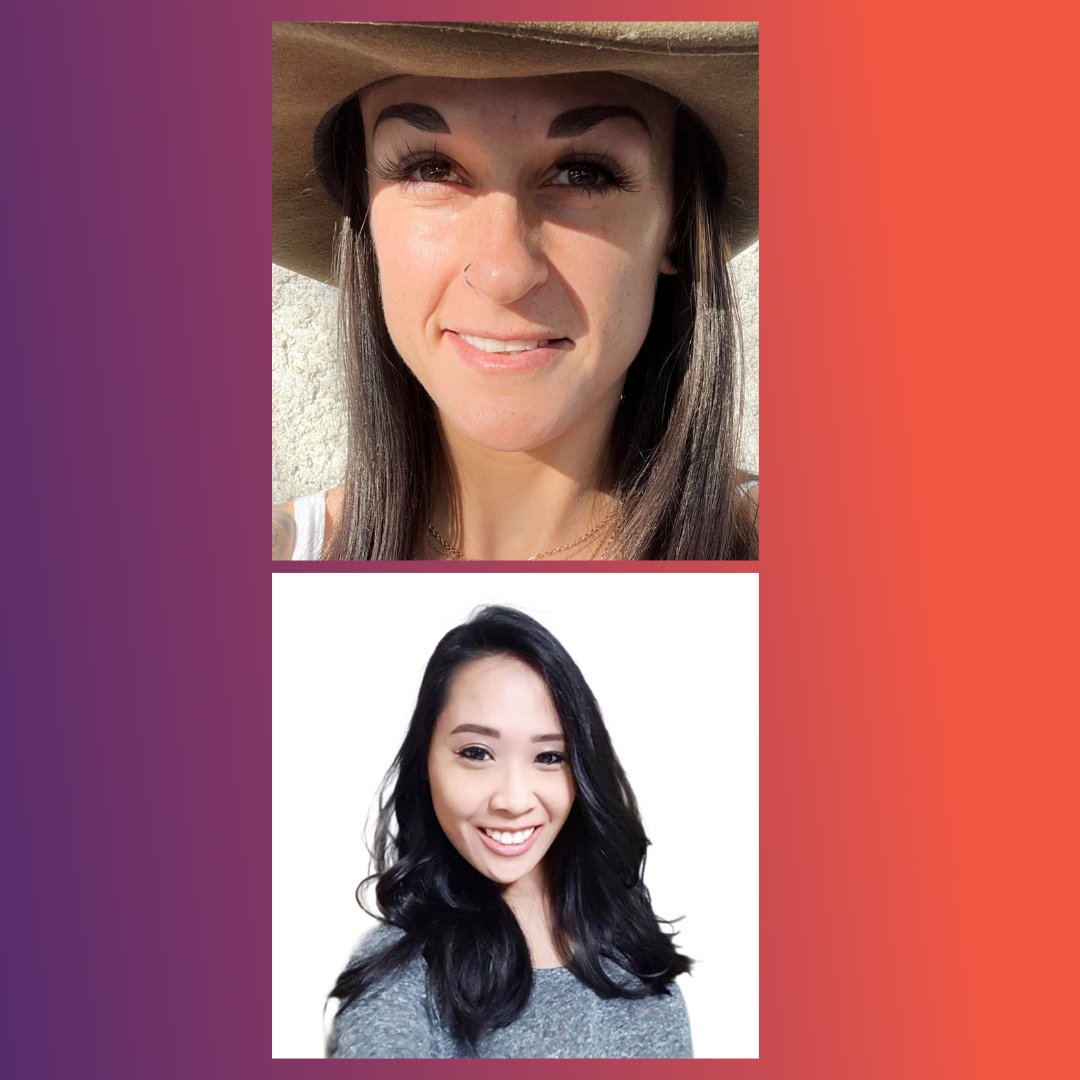 • Chelsea – Woman with long brown hair, wearing a brown leather hat, several gold necklaces and a white shirt. • Marife – Woman with long black hair, wearing a heather grey top.